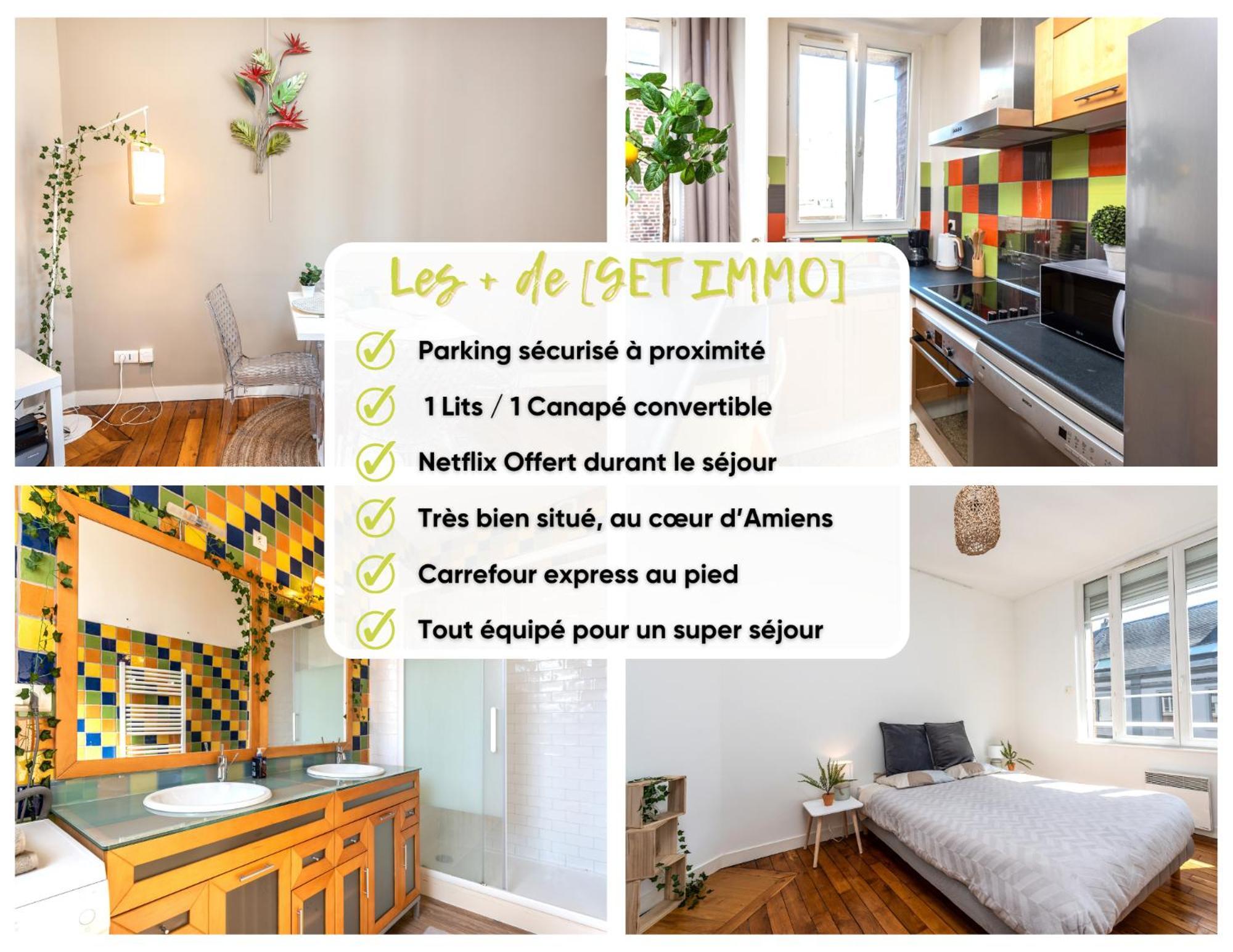 Le Jacobin / 1 Chambre - Netflix - Hyper Centre Amiens Exteriör bild